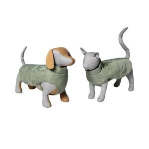 Green Quilted Fleece Dog Puffer Jacket Sz Small Up to 20lbs Boots & Barkley New!